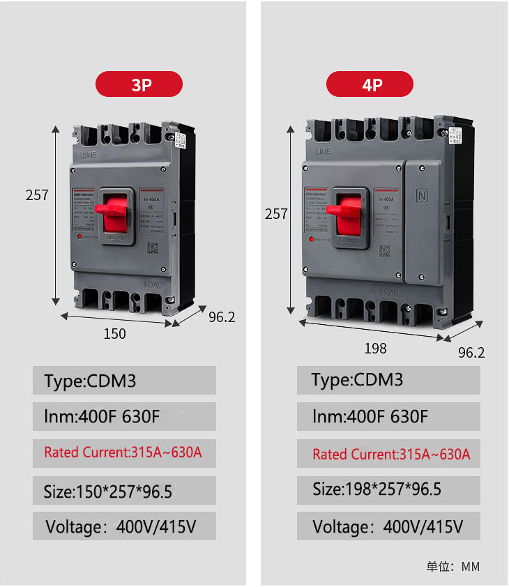 CDM3-AC-Type-Power-Industrial-MCCB-Автоматический выключатель в литом корпусе__0011